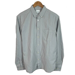 BF1386 Mens H&M Regular Fit Business Casual Button Down Shirt M